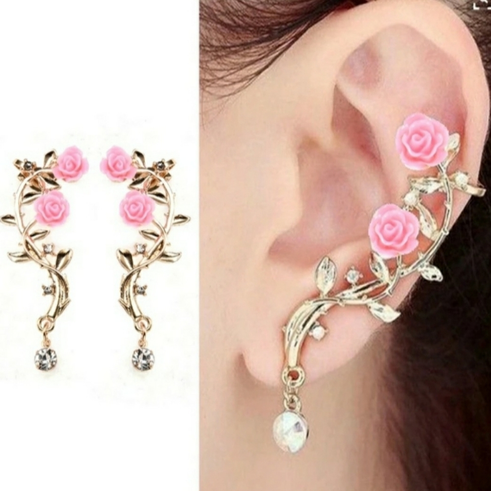 🎀Lovely Flower Stud Clip Earing